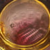 MT. WASHINGTON AMBERINA GLASS MUG 4 7/8” tall