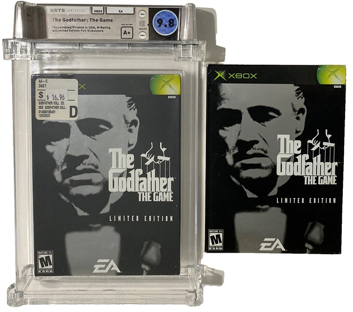 9.8 A+ SEALED The Godfather: The Game with Slip Covers [LIMITED EDITION] (XBOX)
