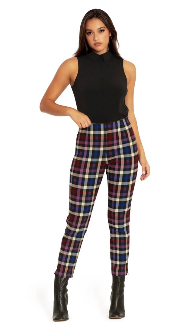 BNWT- Blackmilk clothing Tartan Static Cigarette Pants size 18