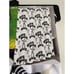 Beetlejuice Sandworm Skull Shower Curtain Black & White 70 X 72” Fabric NEW