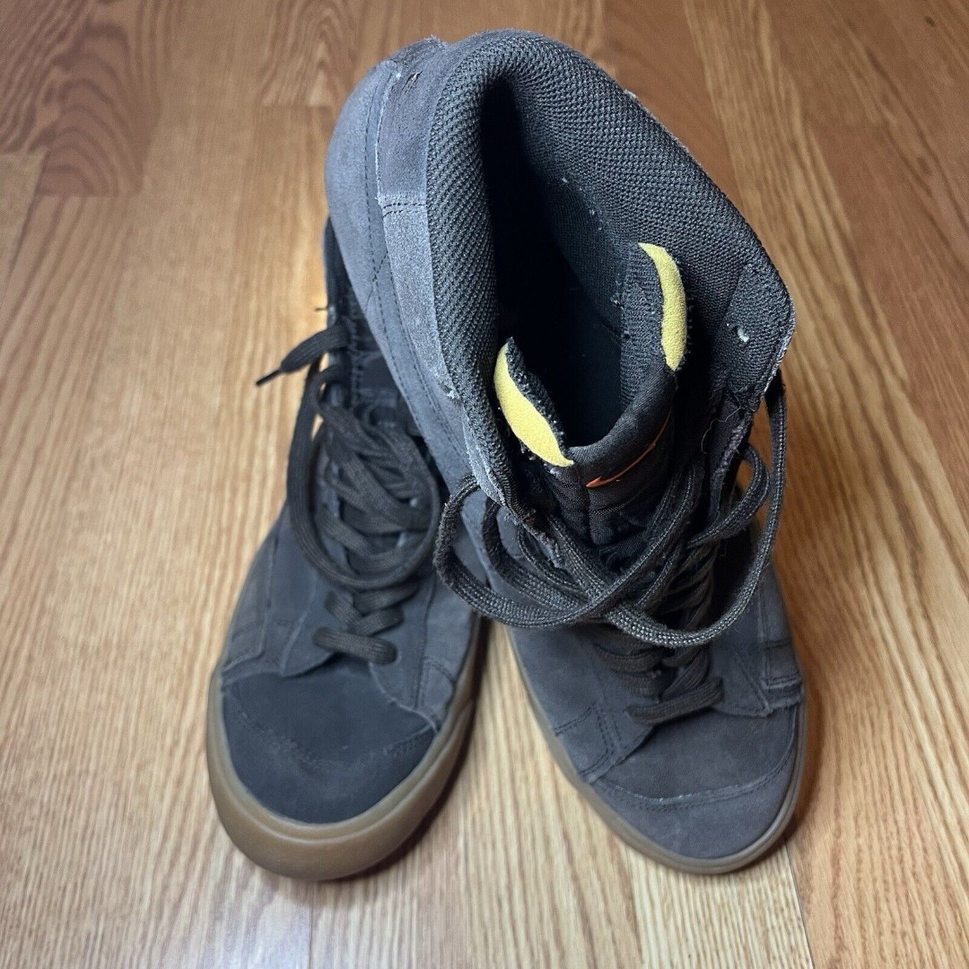 Nike Blazer Mid 77 Shoes Men's Size 14 US Brown Suede Velvet Lace Up CI1172-200