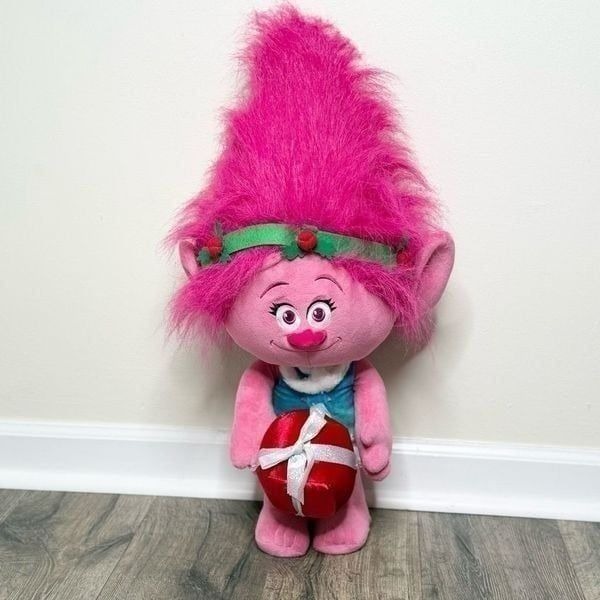 Dreamworks Trolls Poppy Plush 28” Stands Alone Clean