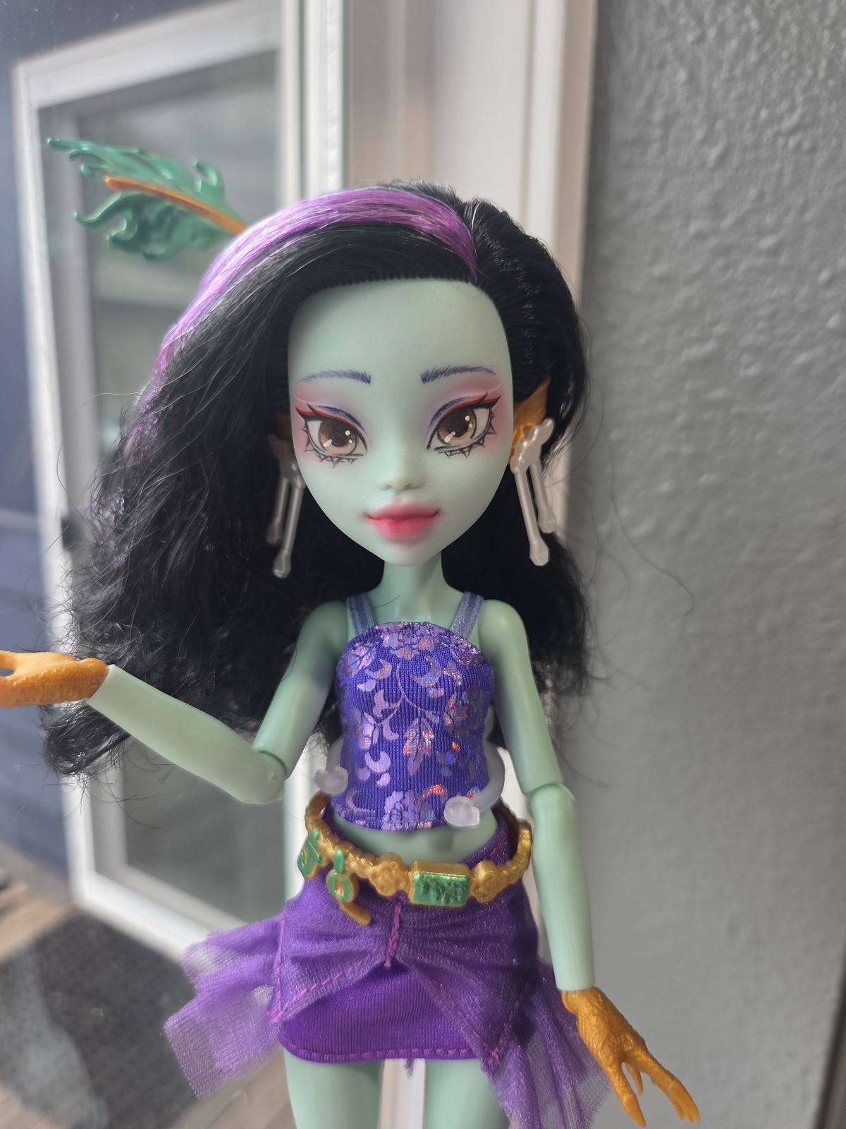 Monster High G3 JinaFire Doll Repaint