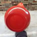 Vintage Pitcher Anchor Hocking Ball Tilt, Rainbow Tangerine Orange