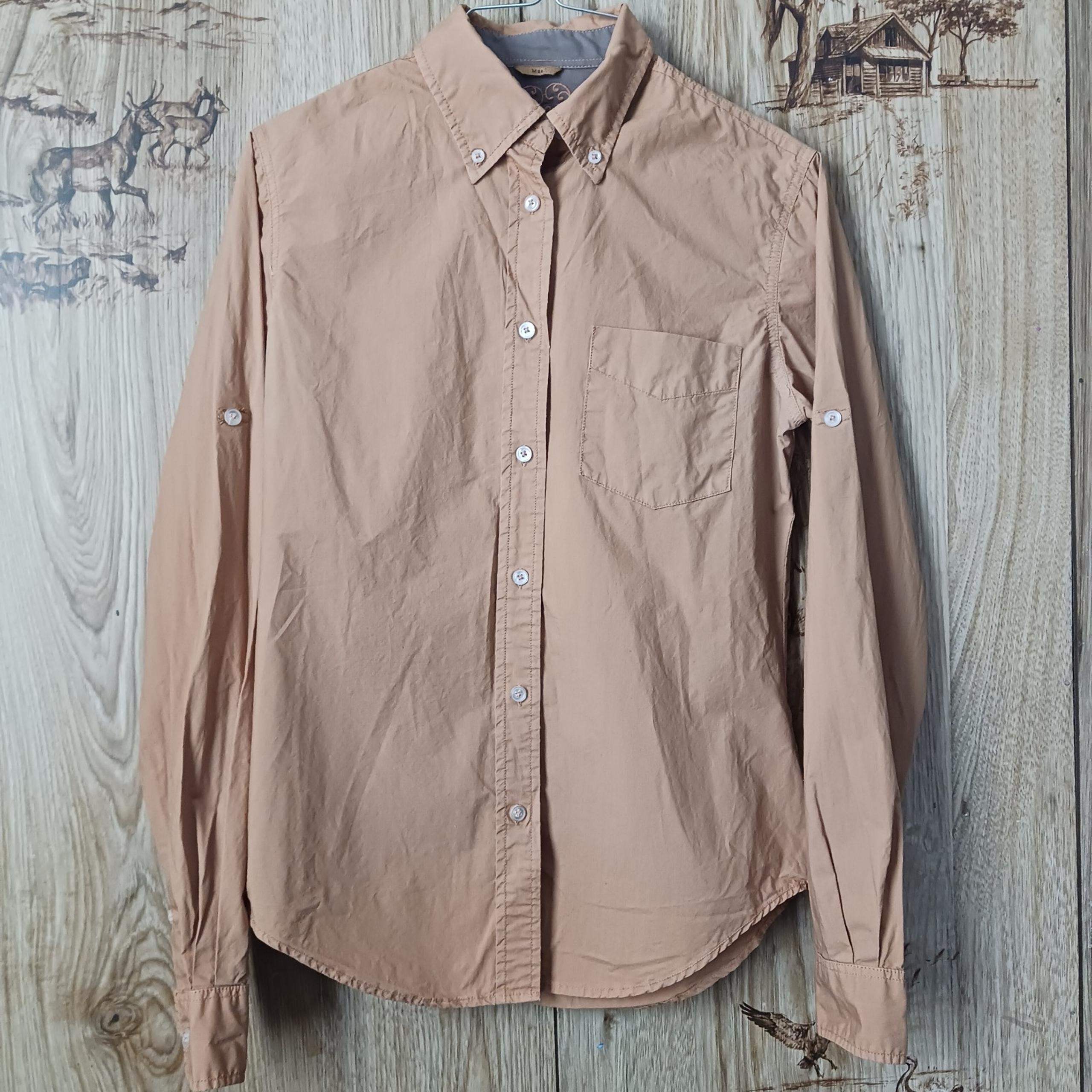 Jachs Girlfriend Mae Rust Button Down Western Style Shirt Size 6