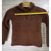 Patagonia Women's Teddy 1/4 Zip Pullover Fleece Brown Jacket Fall Winter Sz Sm