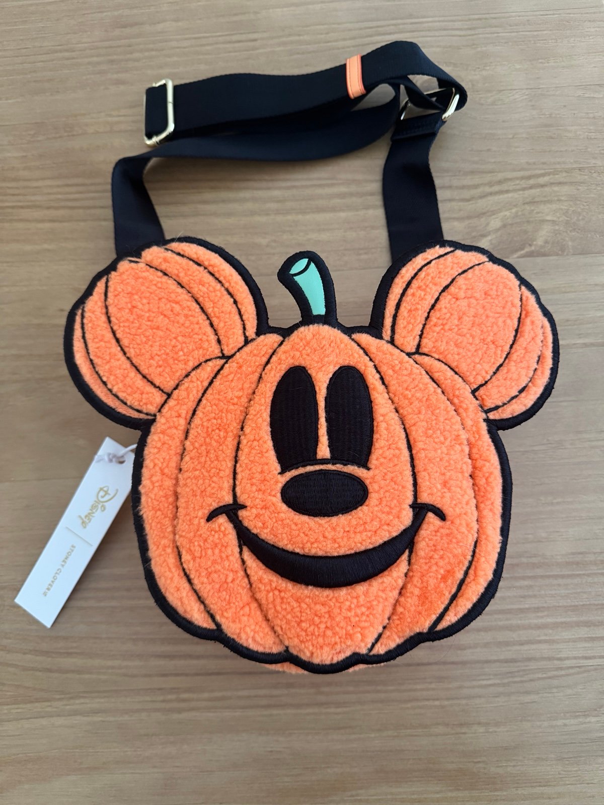 NWT Stoney Clover Lane Disney Mickey Mouse Pumpkin Crossbody