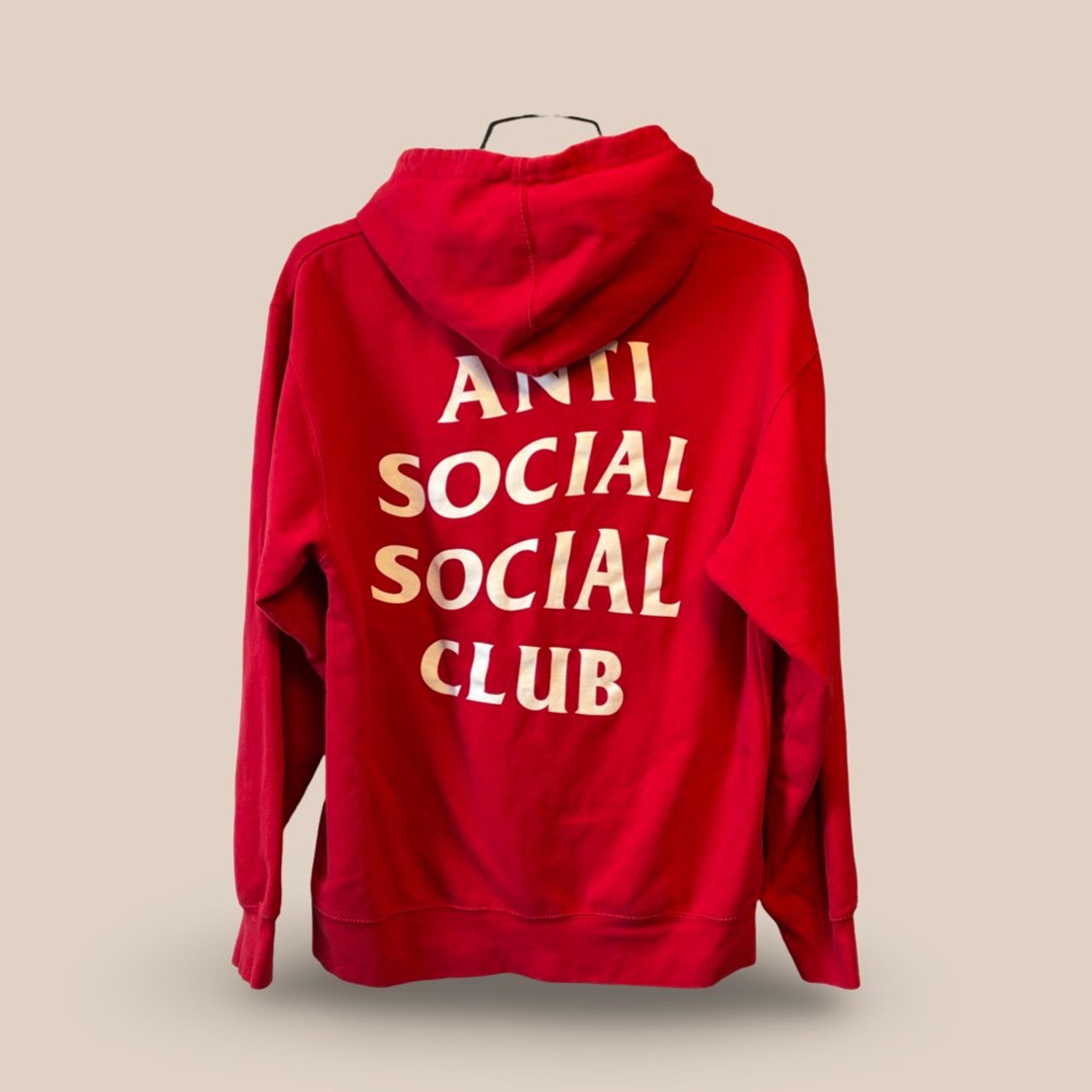Anti Social Social Club - Cherry Red Hoodie - Men’s M - Good