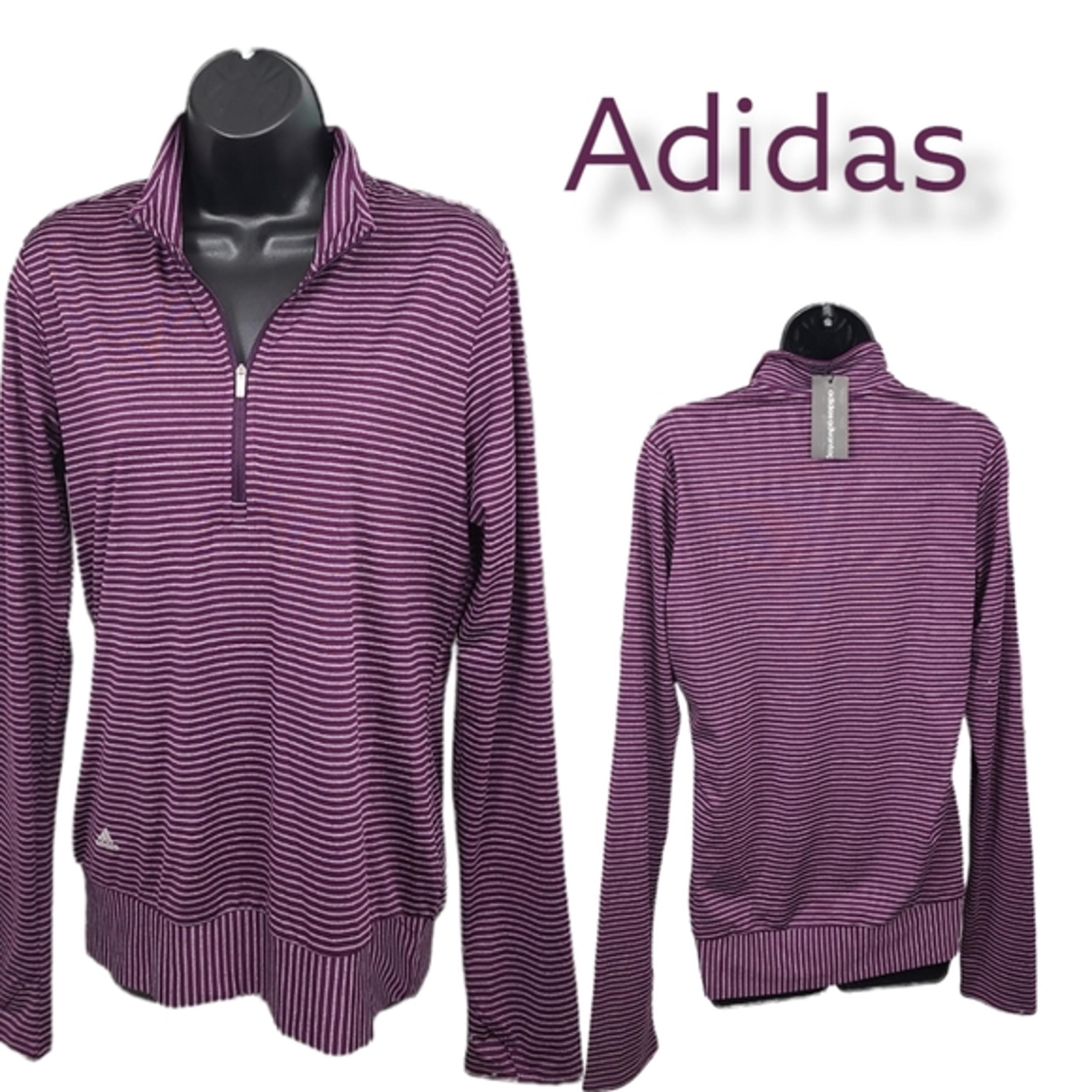 Adidas Striped Advantage Pullover