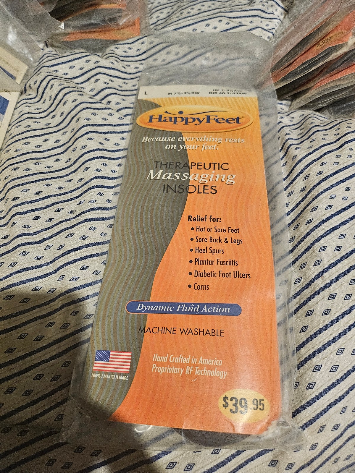 Happy Feet Insoles new 7.5-9.5 XW 7 pairs count