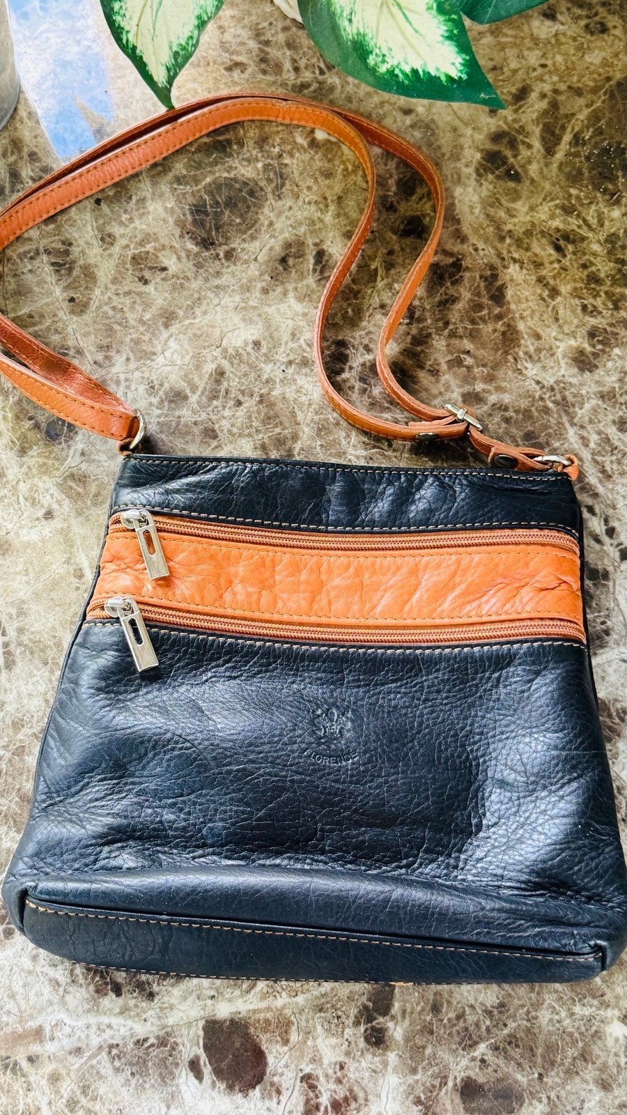 Italian Leather (purchased in Italy) Crossbody Bag