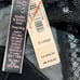 NWT VICTORIA'S SECRET Incredible Logo Thong Pantie Sz XL Black Mesh Lace