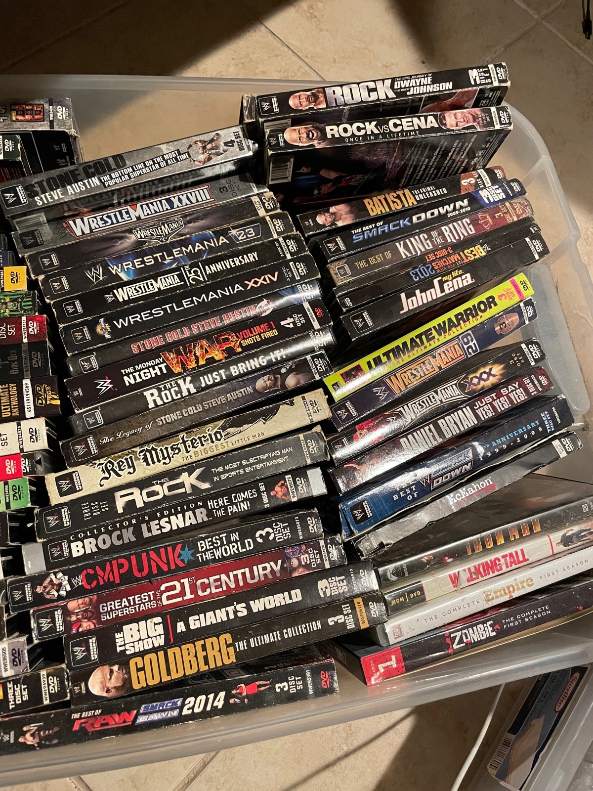WWE dvd Lot Of 56