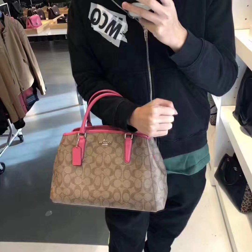Coach Satchel Large Size In Brown