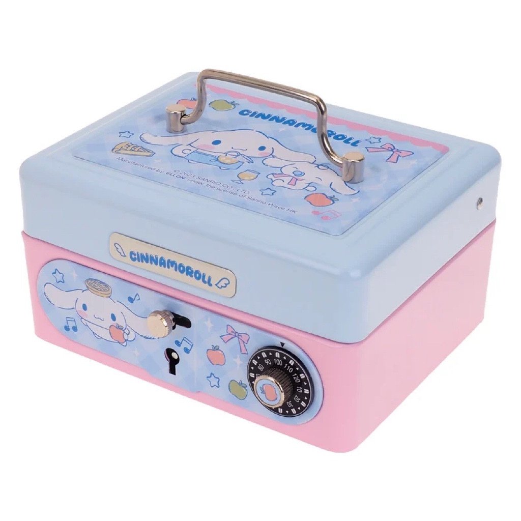 Sanrio Cinnamoroll metal cash box
