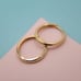 Roma Solid 14k polished huggies Earrings - perfect for everyday wear - Modern je