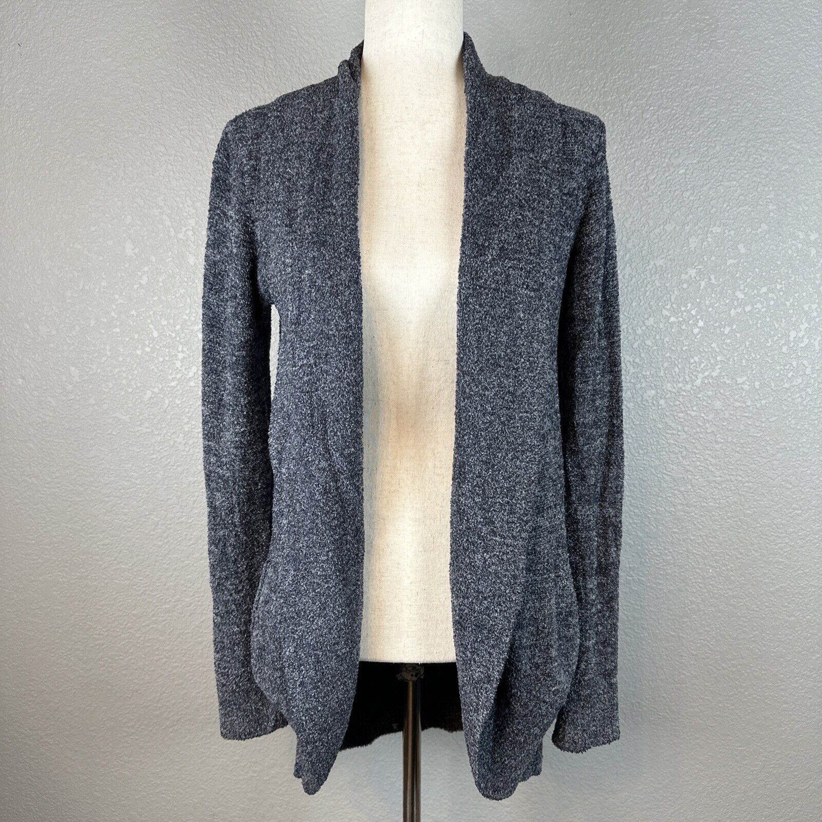Barefoot Dream Womens Circle Cardi Cardigan Sweater Size XS/S Gray CozyChic Lite