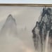 Pair Antique Framed Signed Oriental Watercolor Paintings Bamboo frame