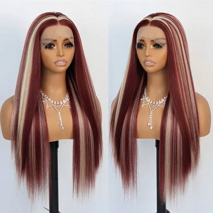 28 Inch synthetic hair wig