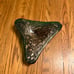Vintage Italian Murano Emerald Green Triangular Dish Gold Flake Swirl