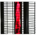 RADtec 80-Inch Ellipse Flame Patio Heater - Black with Ruby Glass