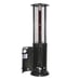 RADtec 80-Inch Ellipse Flame Patio Heater - Black with Ruby Glass