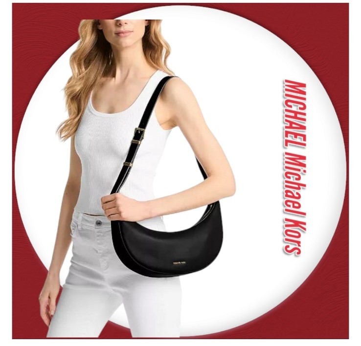 MICHAEL Michael Kors Avra Medium Leather ShoulderCrossbody Bag