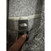 THE NORTH FACE HEATHER GRAY 1/2 ZIP PULLOVER FLEECE HOODIE WOMAN'S LARGE | E2
