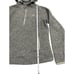 THE NORTH FACE HEATHER GRAY 1/2 ZIP PULLOVER FLEECE HOODIE WOMAN'S LARGE | E2