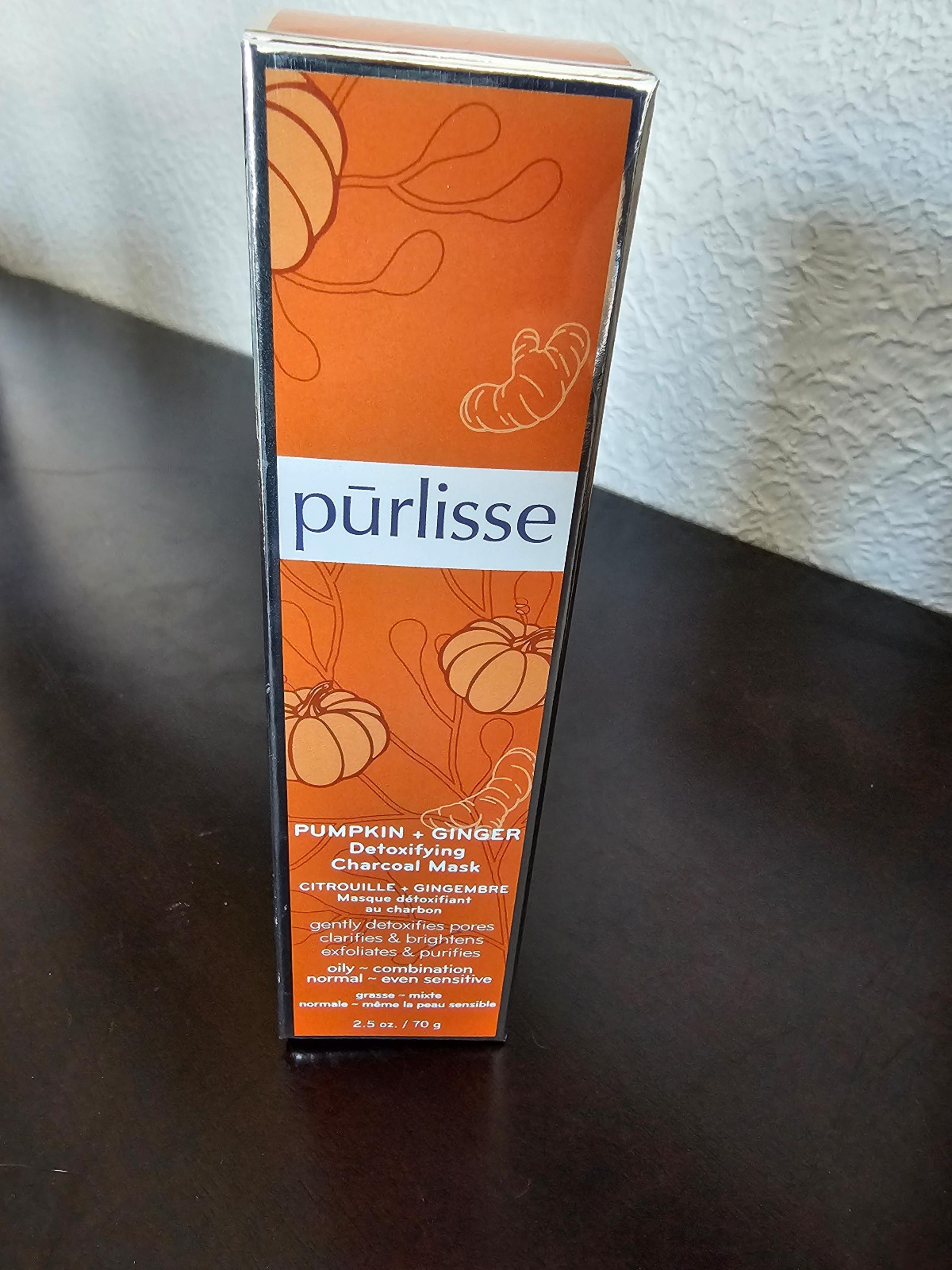 Purlisse Pumpkin + Ginger Detoxifying Charcoal Mask