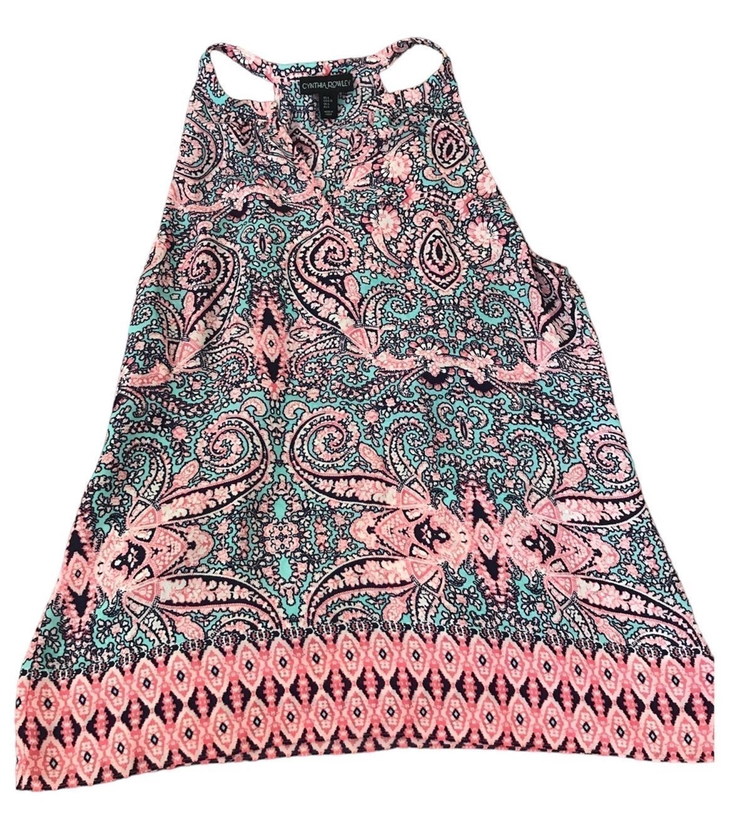 Cynthia Rowley Halter Top Sz L