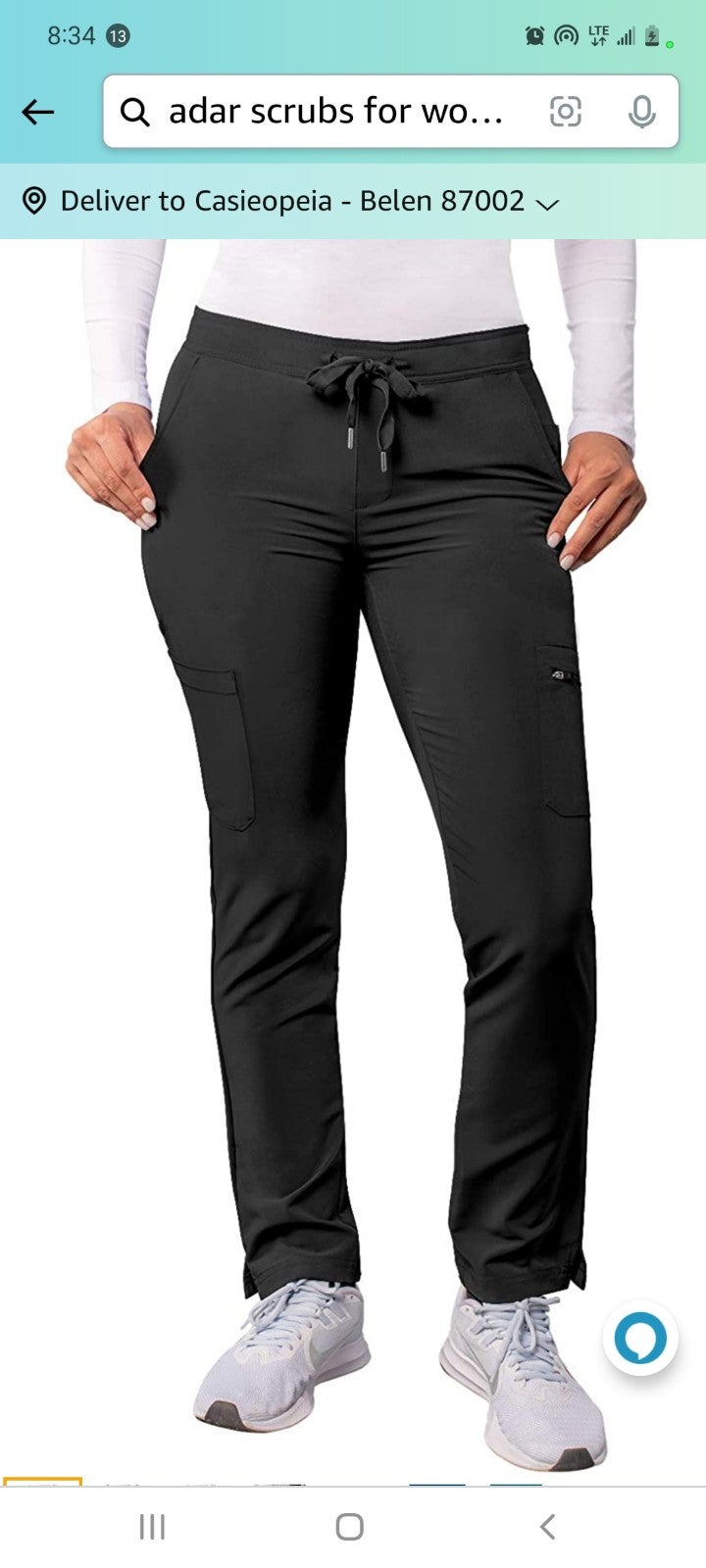 4 Pair Black Scrub pants