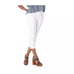 LIVERPOOL Women’s White Pullon Capri Pants Size 6/28
