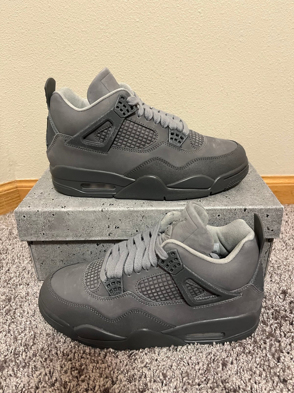 Size 7W/5.5M- (PROMO SAMPLE) Jordan 4 “Paris Olympics Wet Cement”