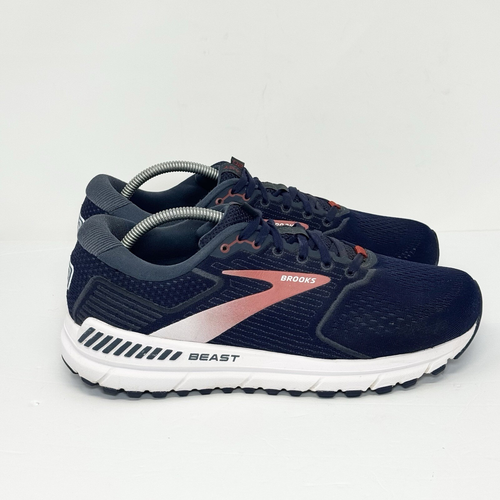 Brooks Beast 20 Mens Size 9.5 EEEE Extra Wide 4E Navy Running Shoes 1103274E480
