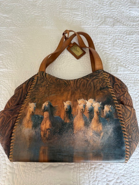 jeon los angeles purse running horse