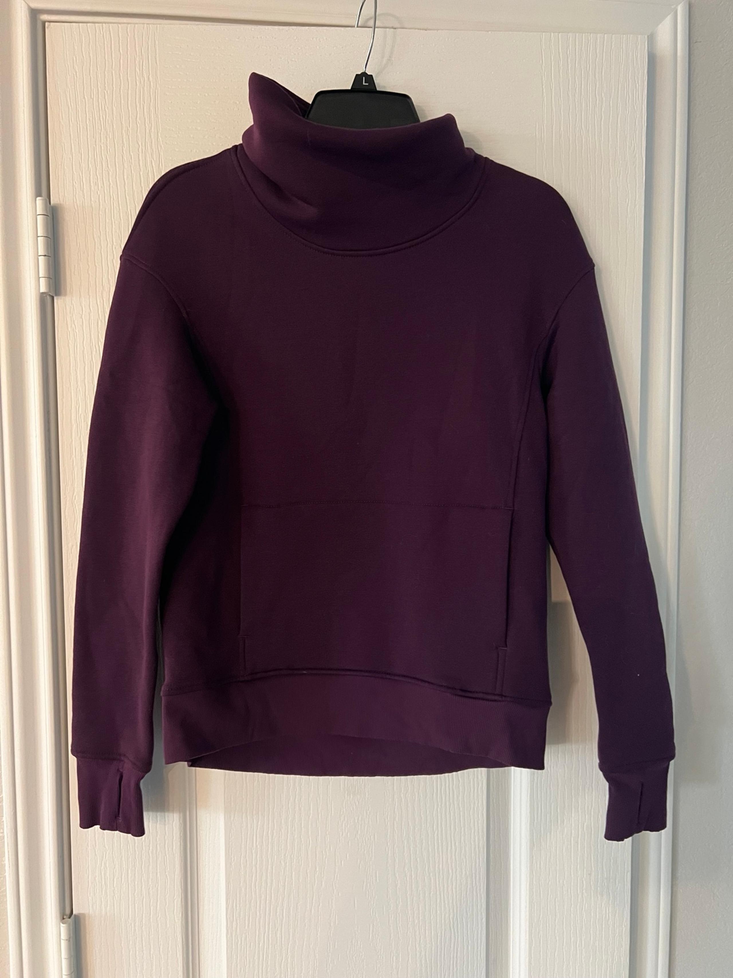 Lululemon scuba pullover purple