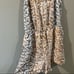 BCBGMAXAZRIA Women's Tan White Black Flowy Romper Medium