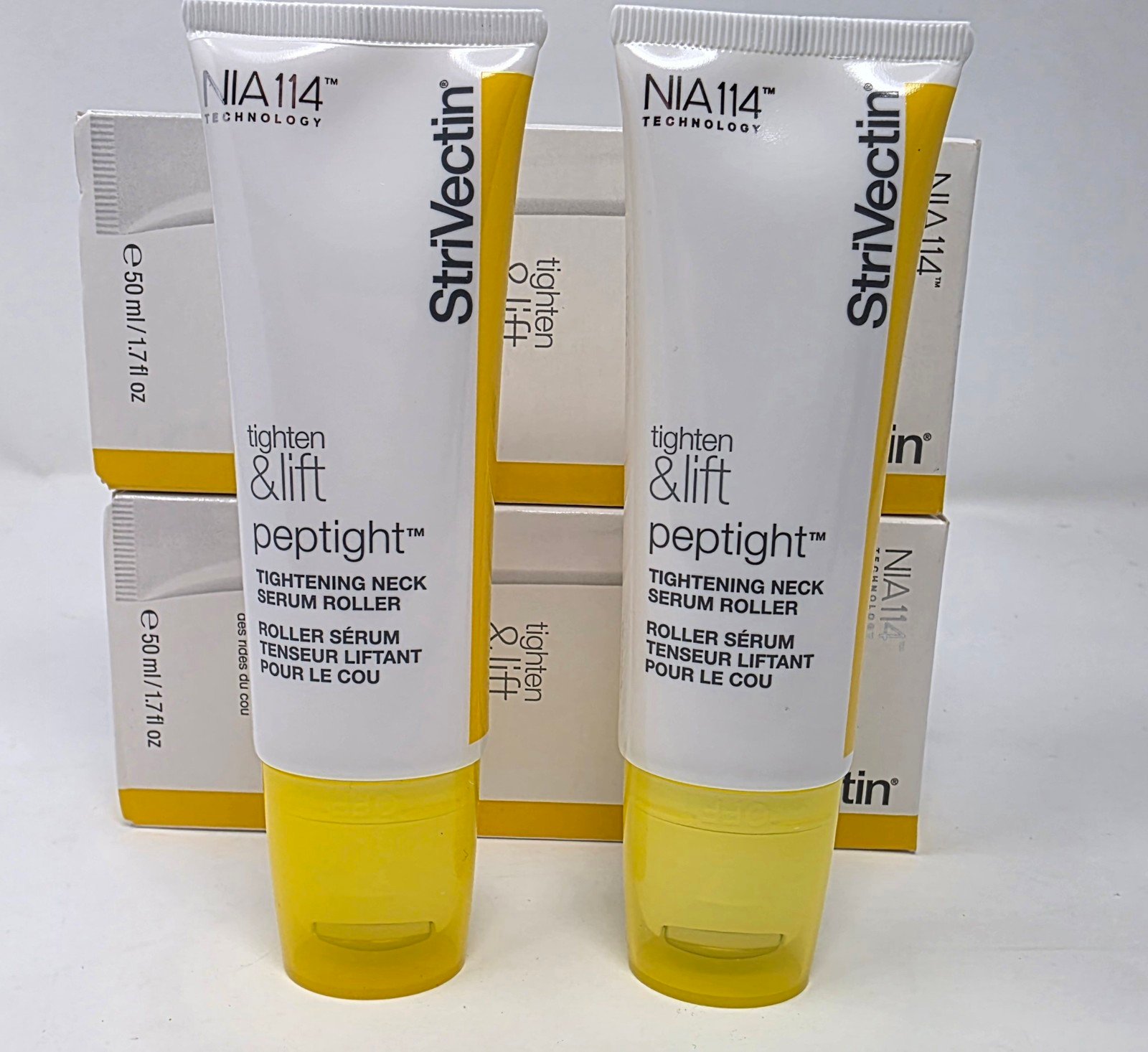 NIB FS x2 StriVectin Peptight Tightening Neck Serum Roller