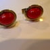 Vintage 18K gold tie clip and cufflinks