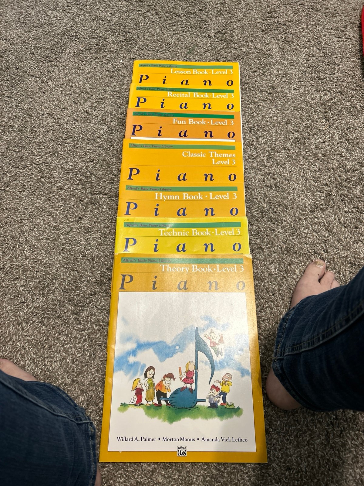 Alfred Basic Piano Library Lesson Books