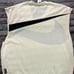 Nike Golf V-Neck Sweater Vest Cream With Black Swoosh Men's Lg