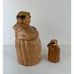 VTG Ceramic Twin Winton Friar Cookie Jar Pepper Shaker Thou Shalt Not Steal 12