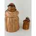 VTG Ceramic Twin Winton Friar Cookie Jar Pepper Shaker Thou Shalt Not Steal 12