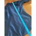 ANGELO GALASSO 1195 Women's Button Down Shirt Blouse Blue GORGEOUS COLOR
