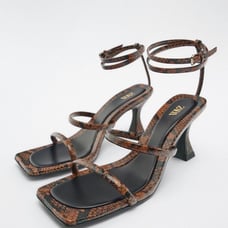 NEW WITH TAGS: DOUBLE STRAP LEATHER SANDALS