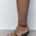 NEW WITH TAGS: DOUBLE STRAP LEATHER SANDALS