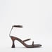 NEW WITH TAGS: DOUBLE STRAP LEATHER SANDALS