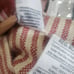 Piper Classics Homespun Red Ticking King Sham 21x37 NEW (1)