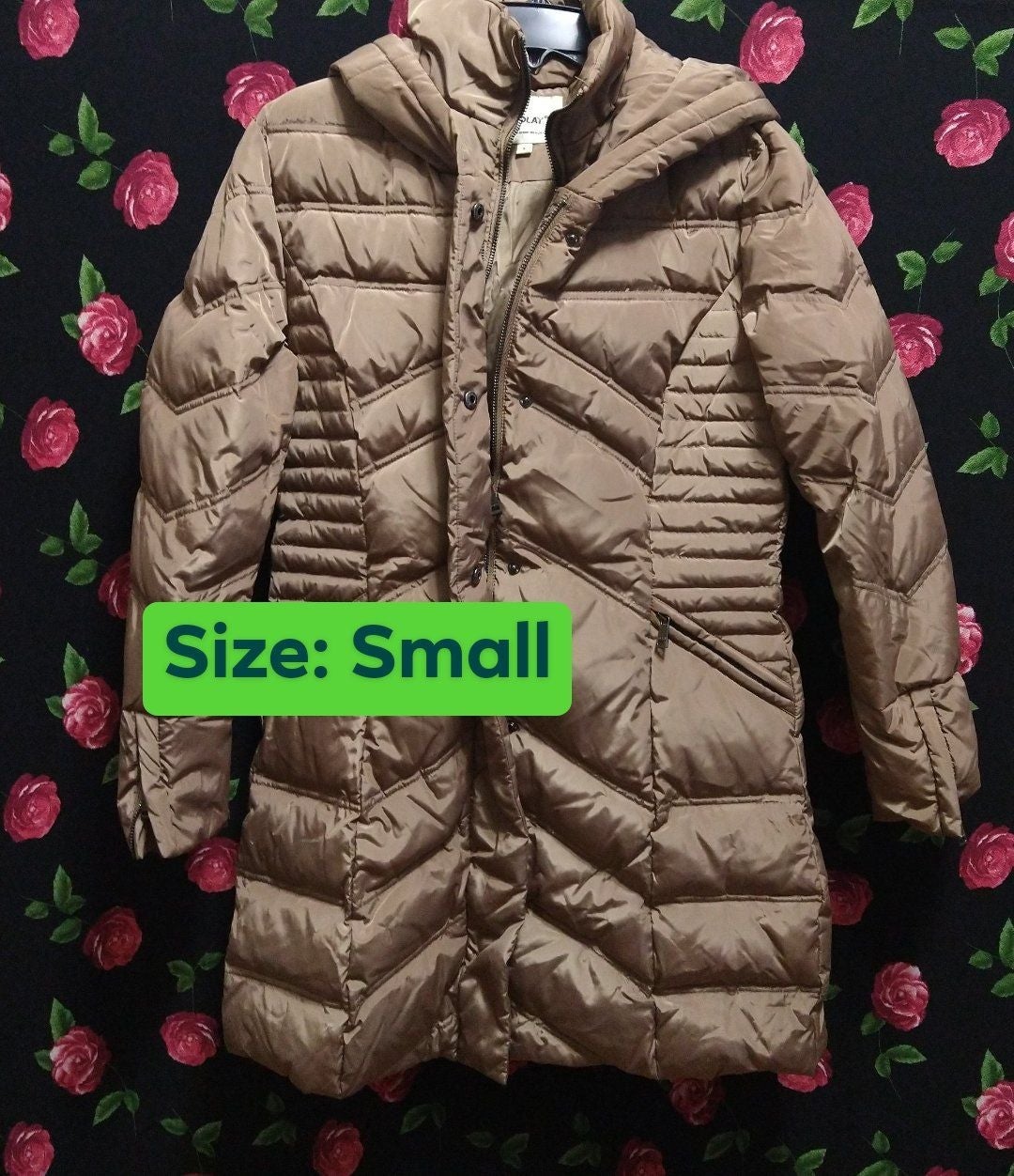 Caramel Beige Orolay Winter Coat